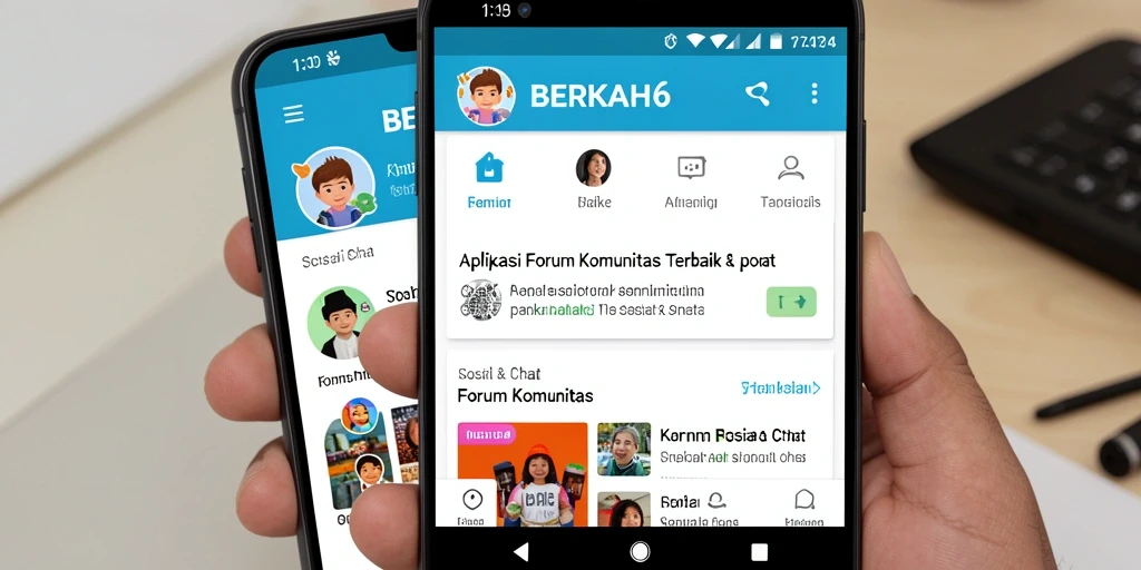 Antarmuka pengguna sederhana dan intuitif dari BERKAH6.
